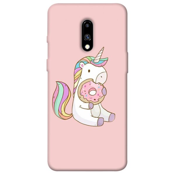 

Чехол itsPrint Единорог с пончиком для OnePlus 7 Pro