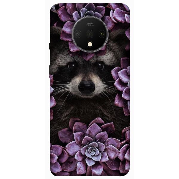 

Чехол itsPrint Енот в цветах для OnePlus 7T