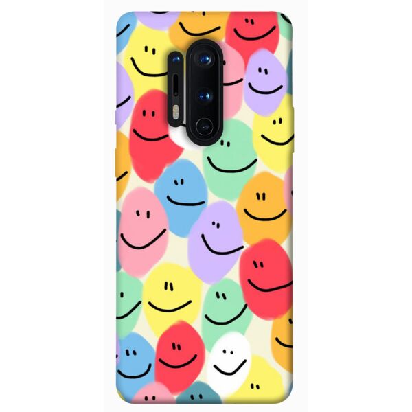 

Чехол itsPrint Разноцветные смайлы для OnePlus 8 Pro
