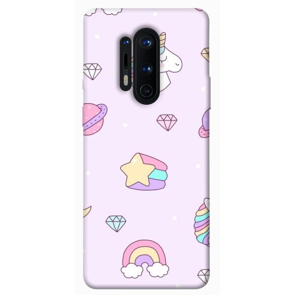 

Чехол itsPrint Паттерн единороги 2 для OnePlus 8 Pro