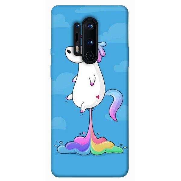 

Чехол itsPrint Единорог с радугой 2 для OnePlus 8 Pro