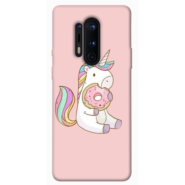 

Чехол itsPrint Единорог с пончиком для OnePlus 8 Pro