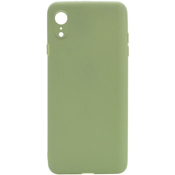 

Силиконовый чехол Candy Full Camera для Apple iPhone XR (6.1") Фисташковый