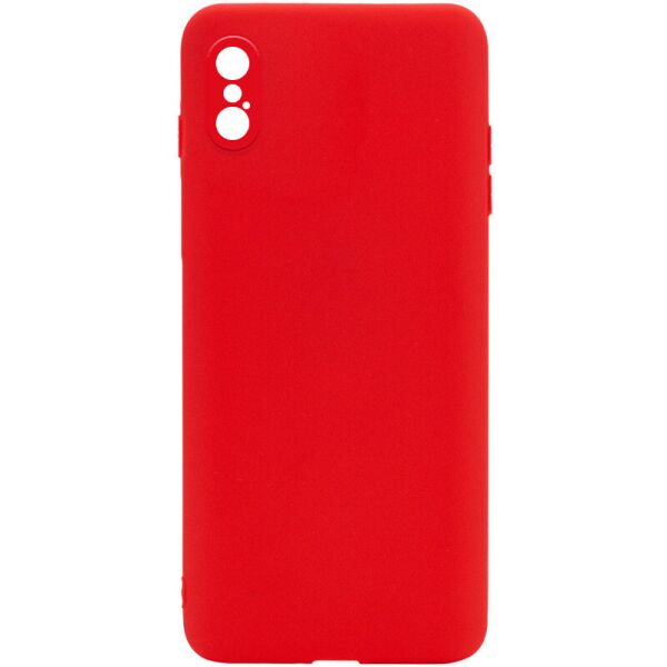 

Силиконовый чехол Candy Full Camera для Apple iPhone X / XS (5.8") Красный / Red