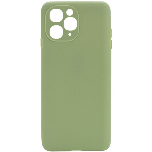 

Силиконовый чехол Candy Full Camera для Apple iPhone 11 Pro Max (6.5") Фисташковый