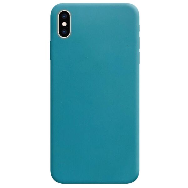 

Силиконовый чехол Candy для Apple iPhone X / XS (5.8") Синий / Powder Blue