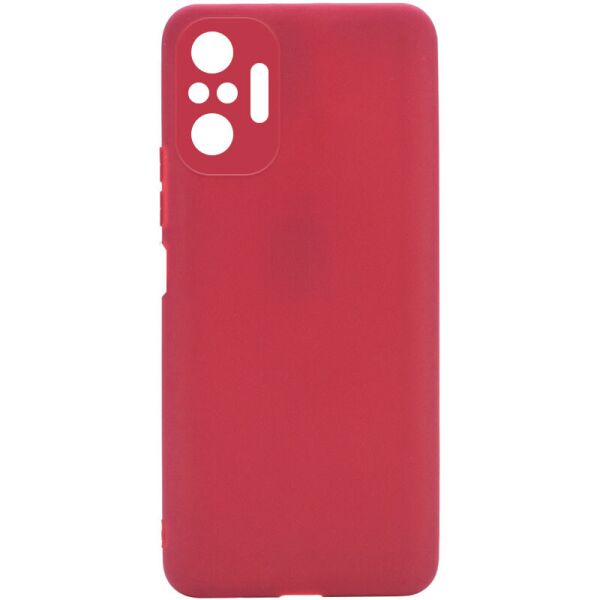 

Силиконовый чехол Candy Full Camera для Xiaomi Redmi Note 10 Pro Красный / Camellia
