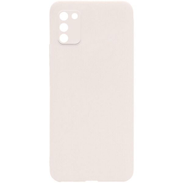 

Силиконовый чехол Candy Full Camera для Samsung Galaxy A02s Бежевый / Antigue White