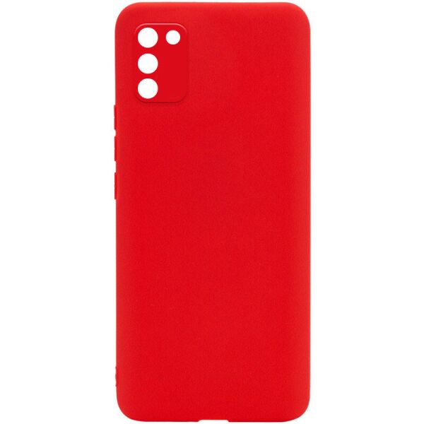 

Силиконовый чехол Candy Full Camera для Samsung Galaxy A02s Красный / Red