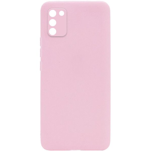

Силиконовый чехол Candy Full Camera для Samsung Galaxy A02s Розовый / Pink Sand