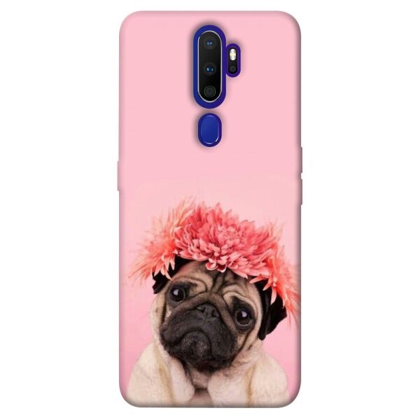 

Чехол itsPrint Мопс с цветами для Oppo A5 (2020) / Oppo A9 (2020)