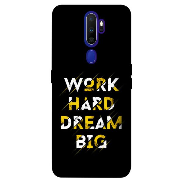 

Чехол itsPrint Work hard для Oppo A5 (2020) / Oppo A9 (2020)