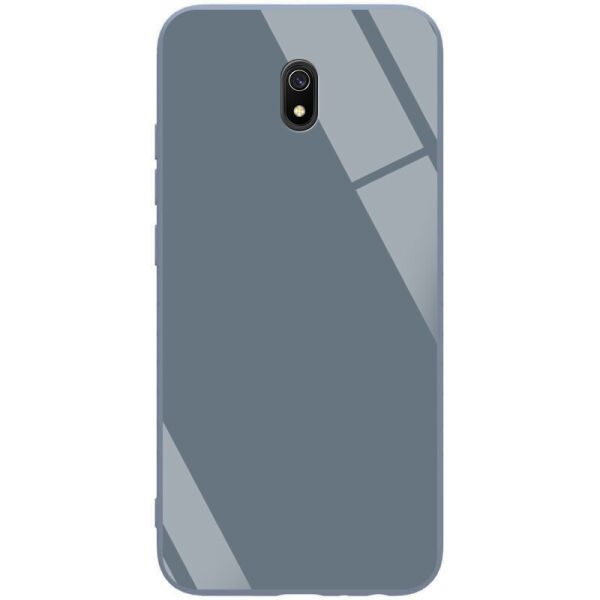 

TPU+Glass чехол GLOSSY для Xiaomi Redmi 8a Серый / Lavender Gray