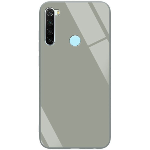 

TPU+Glass чехол GLOSSY для Xiaomi Redmi Note 8 Зеленый / Pine green