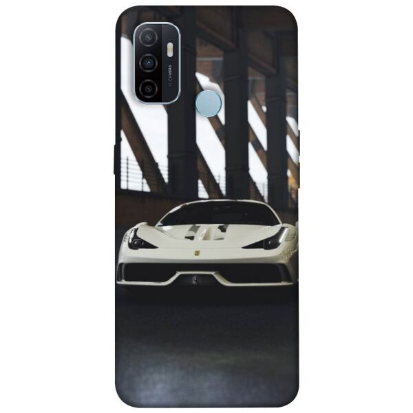 

Чехол itsPrint White sportcar для Oppo A53 / A32 / A33