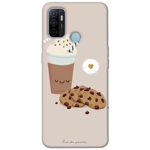 

Чехол itsPrint Кофе с печеньем для Oppo A53 / A32 / A33
