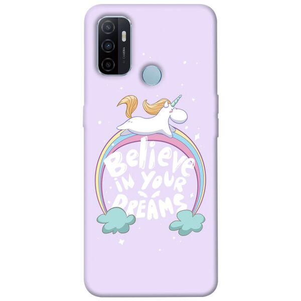 

Чехол itsPrint Believe in your dreams unicorn для Oppo A53 / A32 / A33
