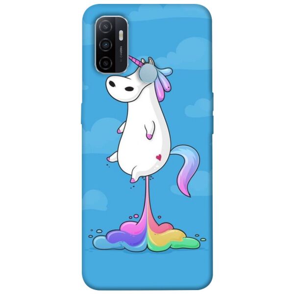

Чехол itsPrint Единорог с радугой 2 для Oppo A53 / A32 / A33