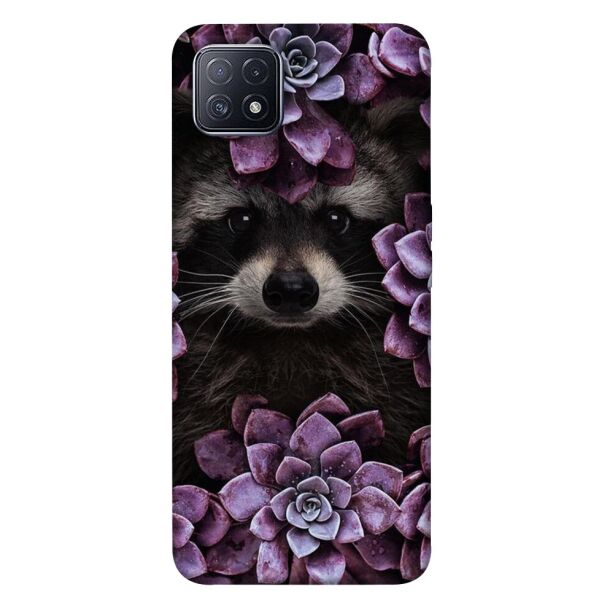 

Чехол itsPrint Енот в цветах для Oppo A73