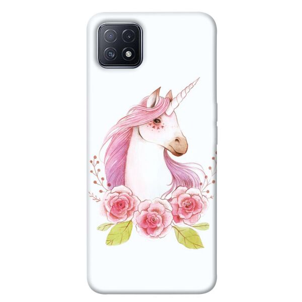 

Чехол itsPrint Единорог с цветами для Oppo A73