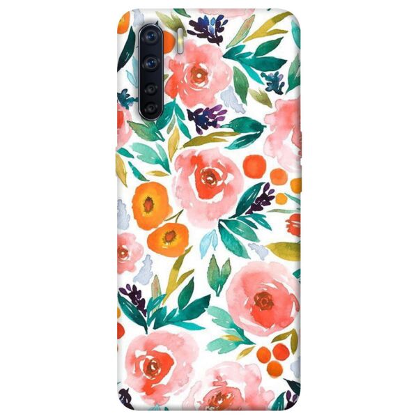 

Чехол itsPrint Акварельные цветы 2 для Oppo A91