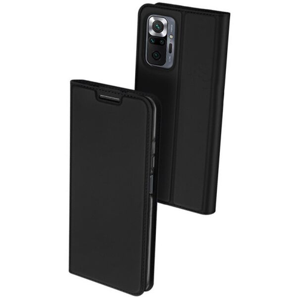 

Чехол-книжка Dux Ducis с карманом для визиток для Xiaomi Redmi Note 10 Pro Черный