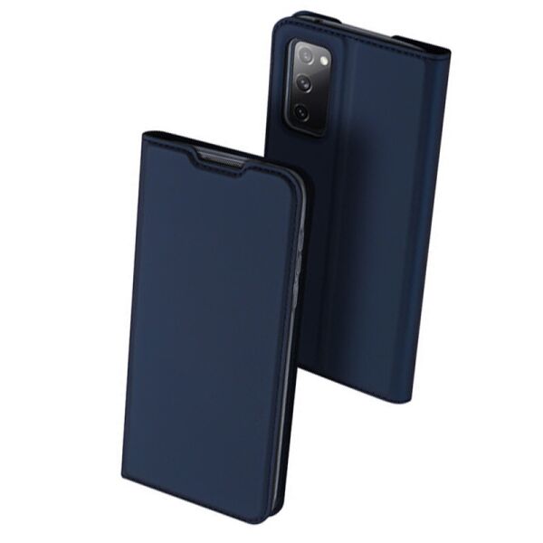 

Чехол-книжка Dux Ducis с карманом для визиток для Samsung Galaxy S20 FE Синий