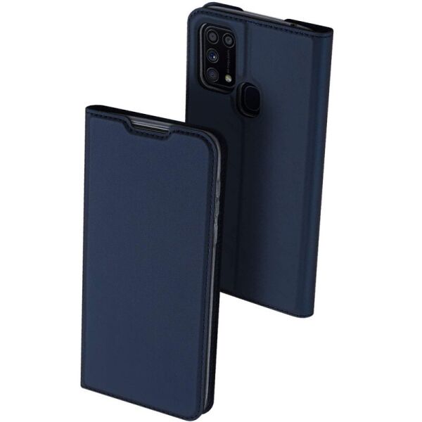 

Чехол-книжка Dux Ducis с карманом для визиток для Samsung Galaxy M31s Синий