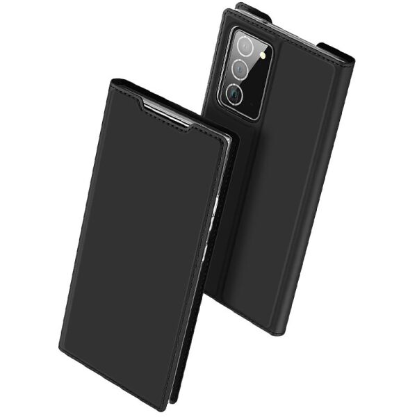 

Чехол-книжка Dux Ducis с карманом для визиток для Samsung Galaxy Note 20 Черный