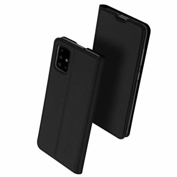 

Чехол-книжка Dux Ducis с карманом для визиток для Samsung Galaxy A71 Черный