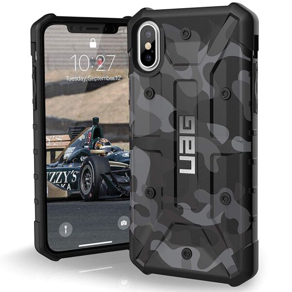 

Ударопрочный чехол UAG Pathfinder камуфляж для Apple iPhone XS Max (6.5") Серый