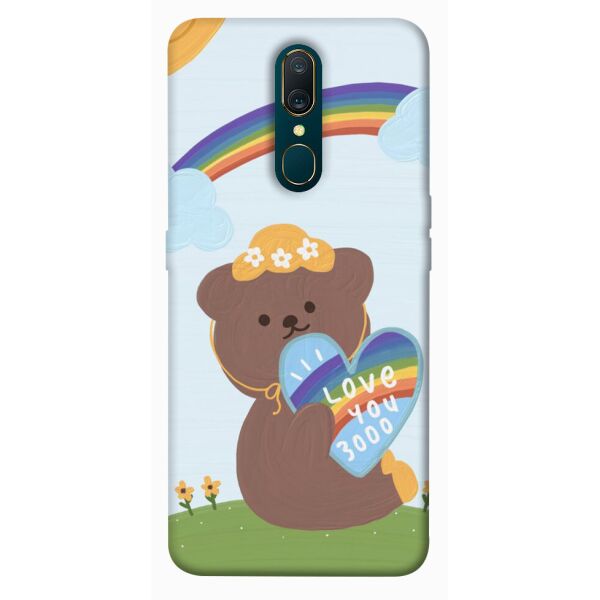 

Чехол itsPrint Мишка с сердцем для OPPO F11 / A9 / A9X