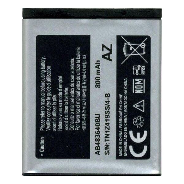 

Аккумулятор для Samsung J600, M600, S8300, B3210, S7350, J160, E740 и др. (AB533640BU, AB483640BE) [КНР]