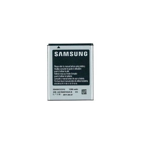 

Аккумулятор для Samsung S5250, S5310, S7230, S5570, S5780, C6712, S5280 и др. (EB494353V) [КНР]