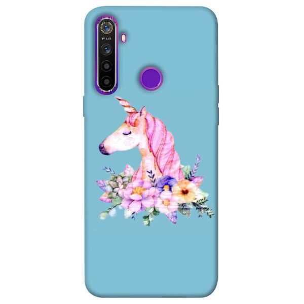 

Чехол itsPrint Счастливый единорог для Realme 5