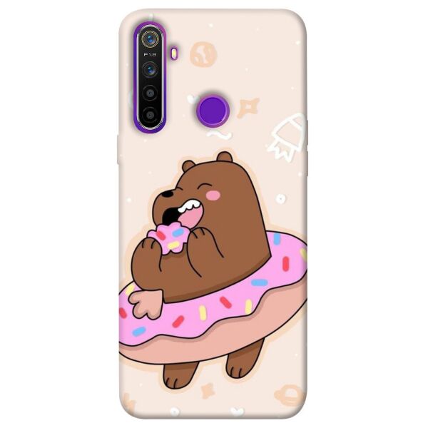 

Чехол itsPrint Мишка в пончике для Realme 5