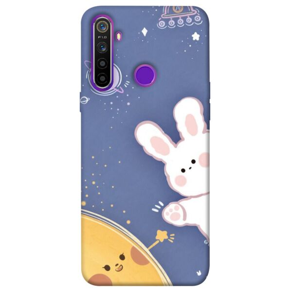 

Чехол itsPrint Зайка в космосе для Realme 5