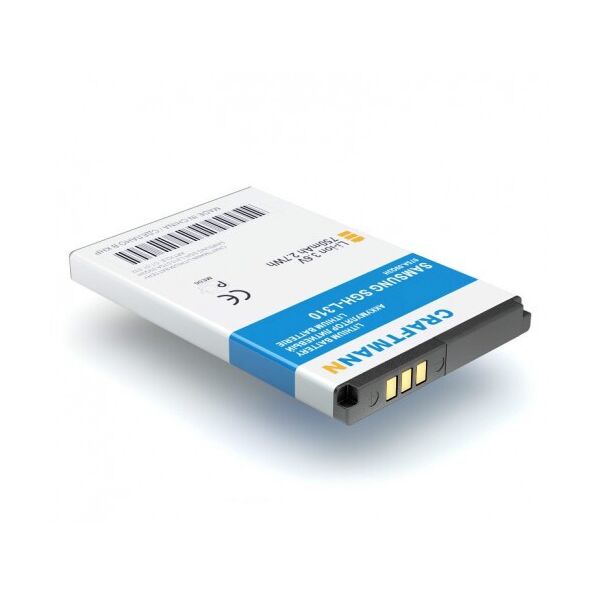 

Аккумулятор Craftmann AB403450DE для Samsung SGH-L310 750mAh