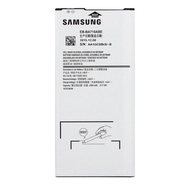 

Аккумулятор для Samsung A710, Galaxy A7-2016 (EB-BA710ABE) [КНР]