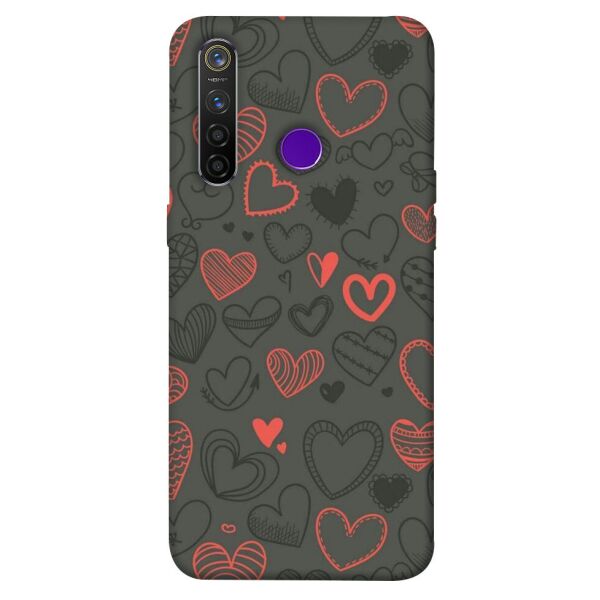 

Чехол itsPrint Милые сердца для Realme 5 Pro