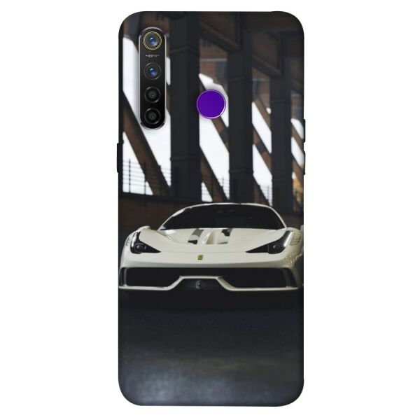 

Чехол itsPrint White sportcar для Realme 5 Pro