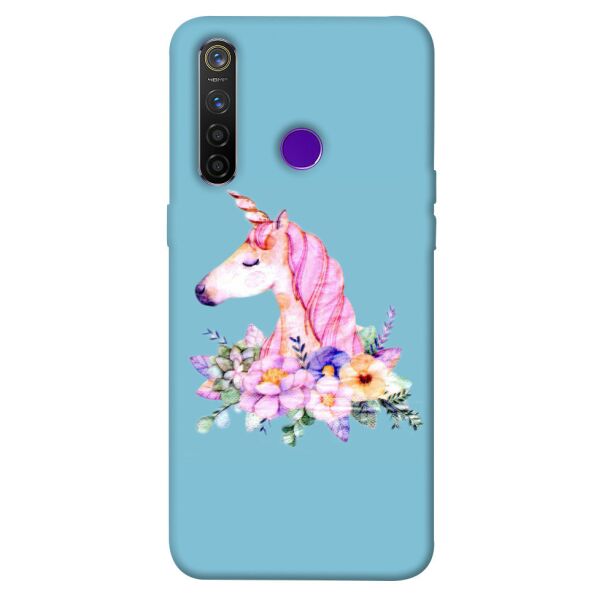 

Чехол itsPrint Счастливый единорог для Realme 5 Pro