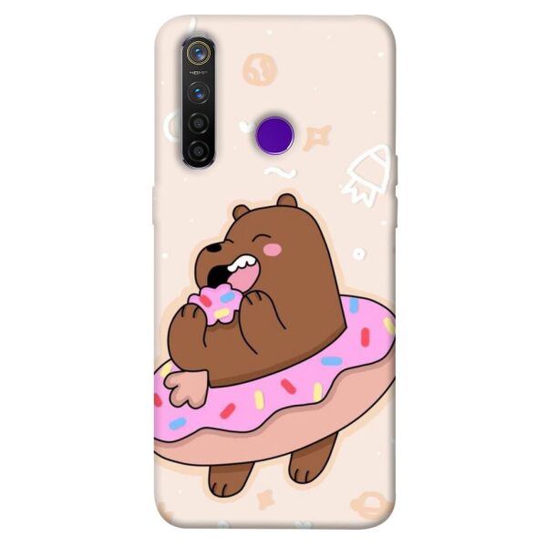 

Чехол itsPrint Мишка в пончике для Realme 5 Pro
