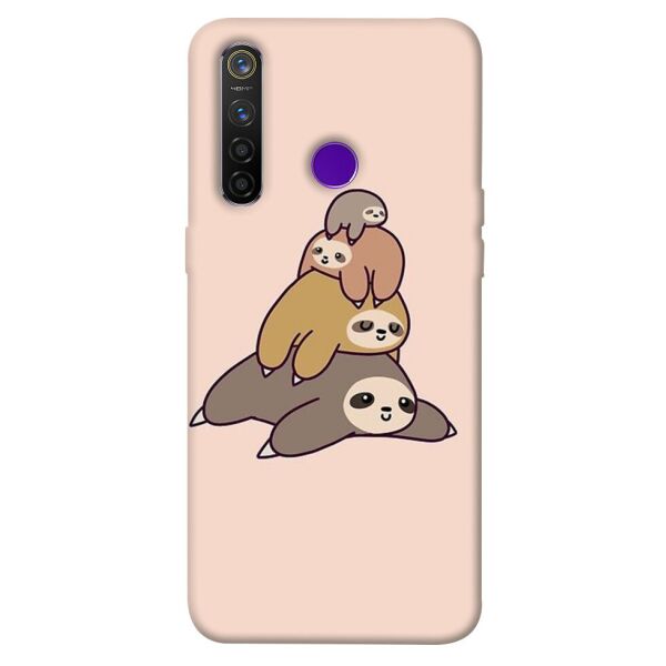 

Чехол itsPrint Ленивцы для Realme 5 Pro