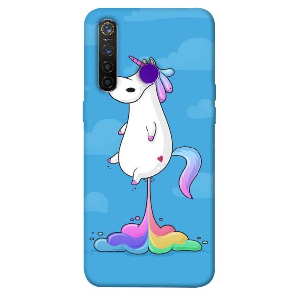 

Чехол itsPrint Единорог с радугой 2 для Realme 5 Pro
