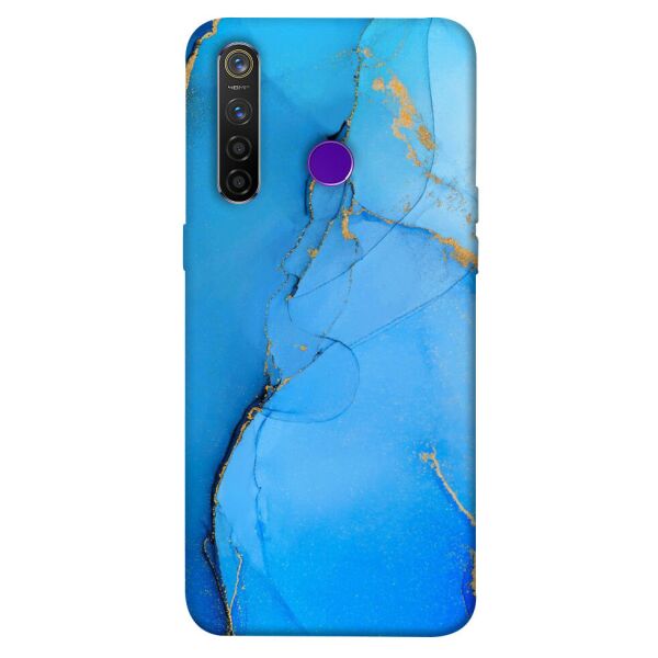 

Чехол itsPrint Синий с золотом для Realme 5 Pro
