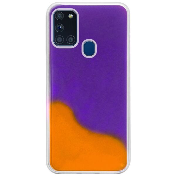 

Неоновый чехол Neon Sand glow in the dark для Samsung Galaxy A21s Фиолетовый / Оранжевый