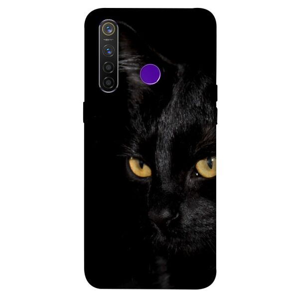 

Чехол itsPrint Черный кот для Realme 5 Pro
