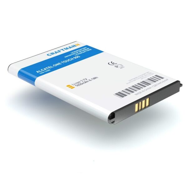 

Аккумулятор Craftmann CAB31Y0006C1 для ALCATEL ONE TOUCH 995 1650mAh