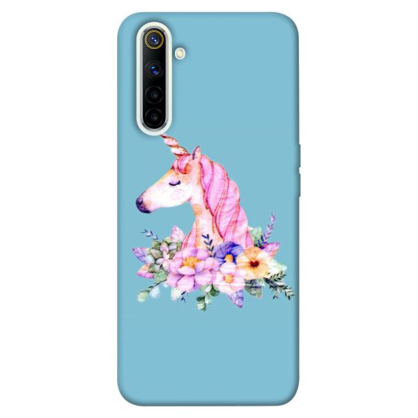 

Чехол itsPrint Счастливый единорог для Realme 6